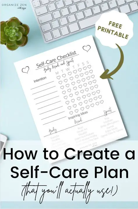 Self-care plan