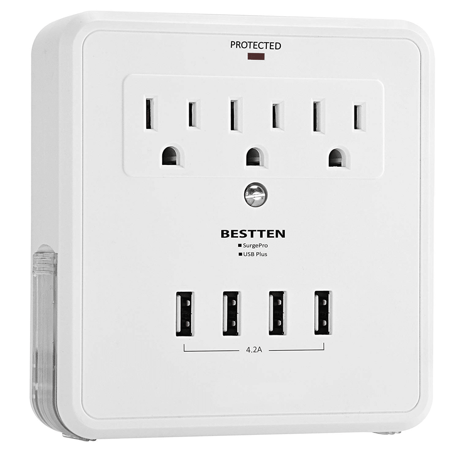 White Wall Electronics Charging station