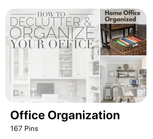 Office Organization Pinterest Board