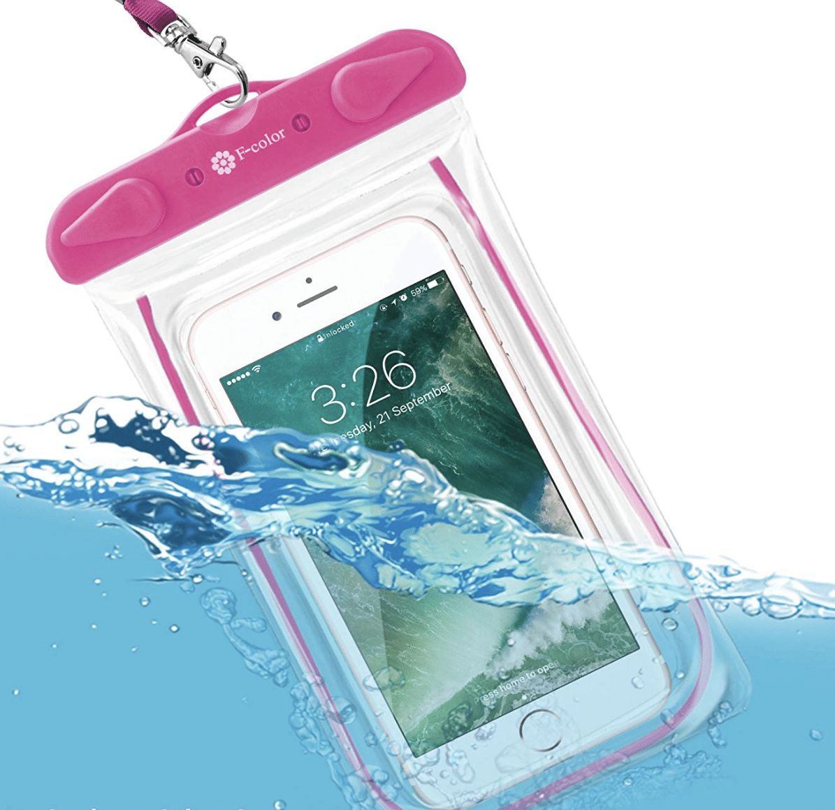 Waterproof cell phone case
