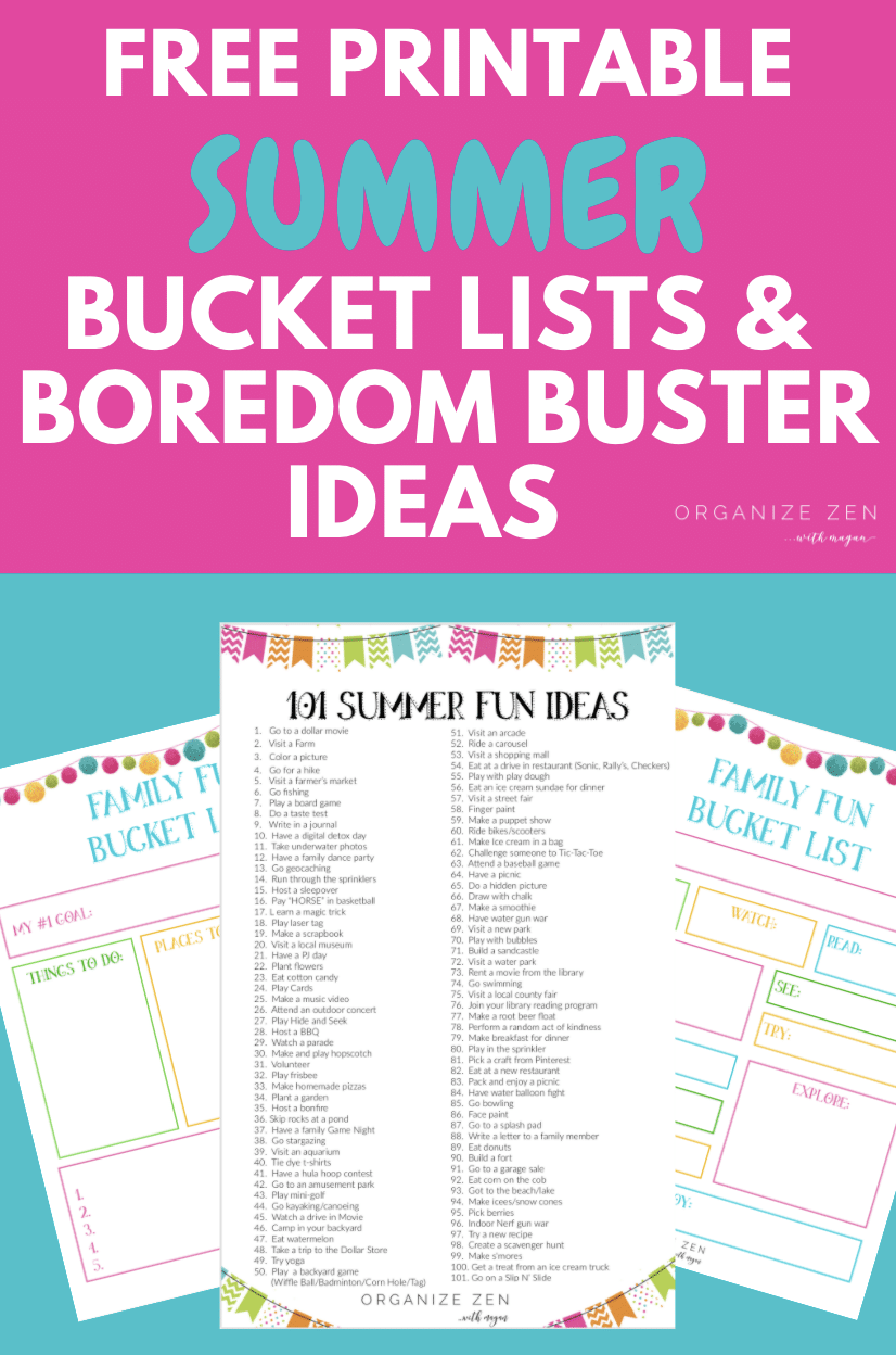 How to make a summer bucket list