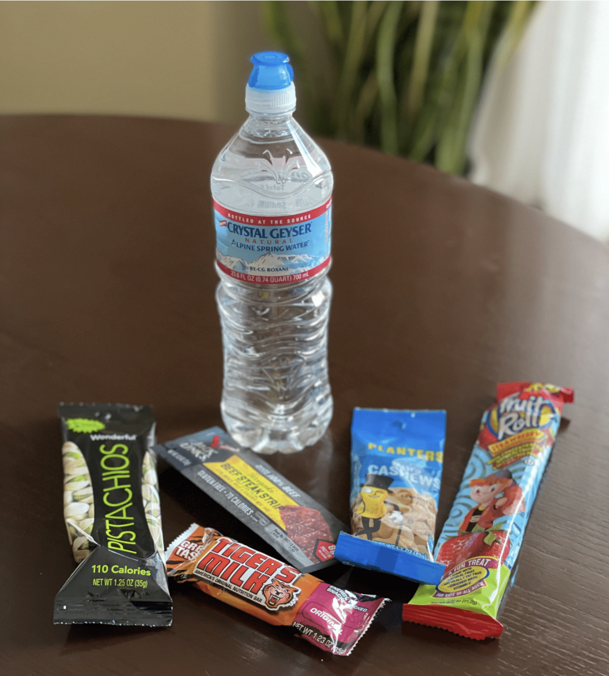 Food and water for emergency bag