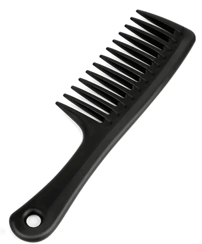 Black Wide Tooth Comb
