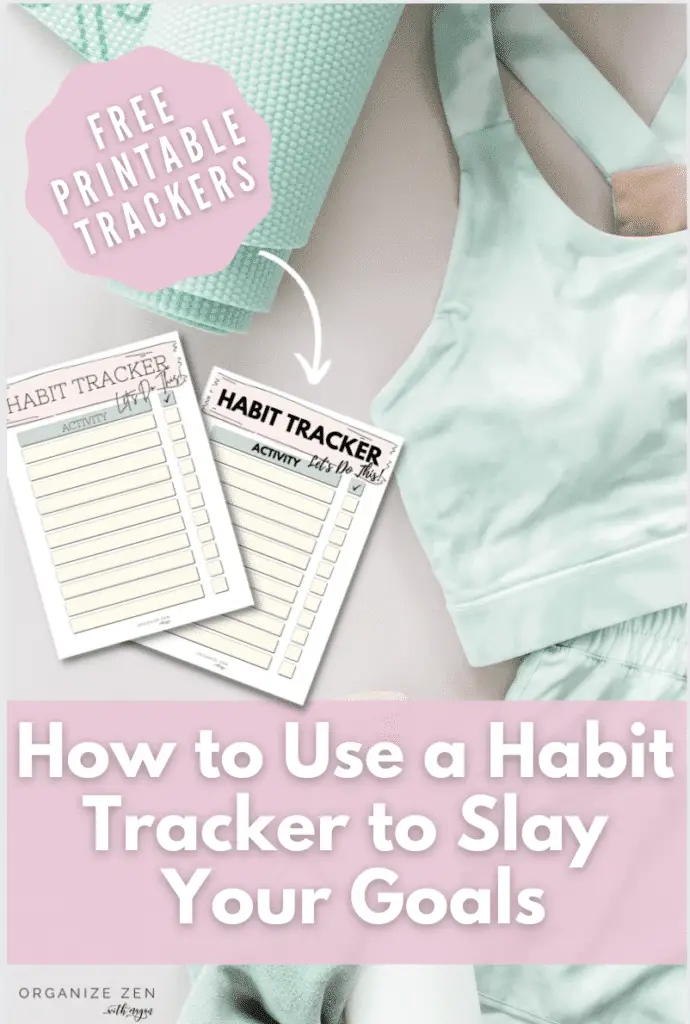 How to use a habit tracker printable