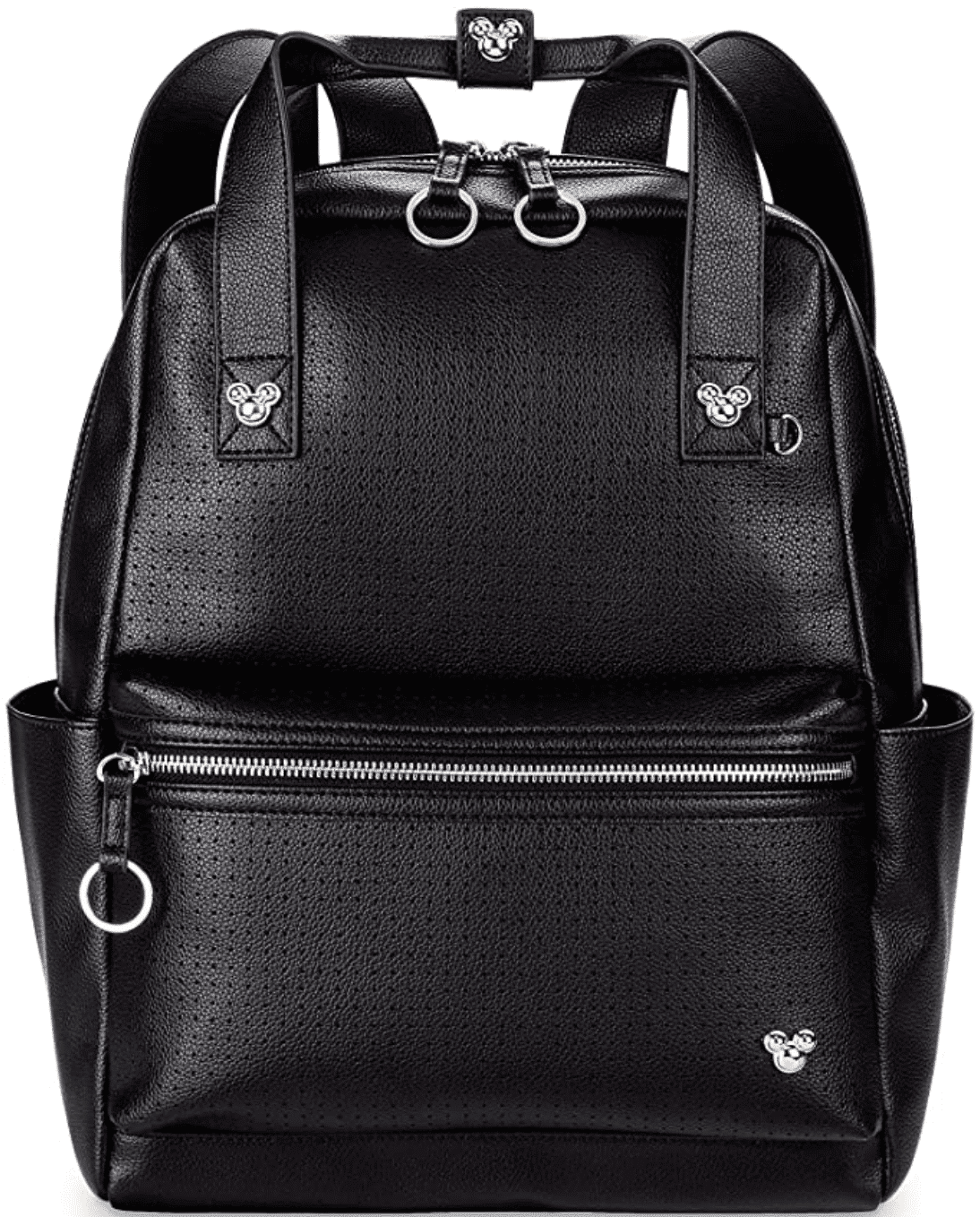 Black leather Disney Backpack