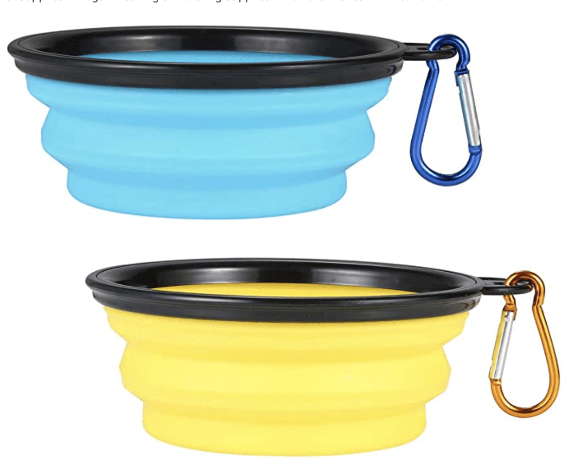 Collapsable Pet Water Bowls