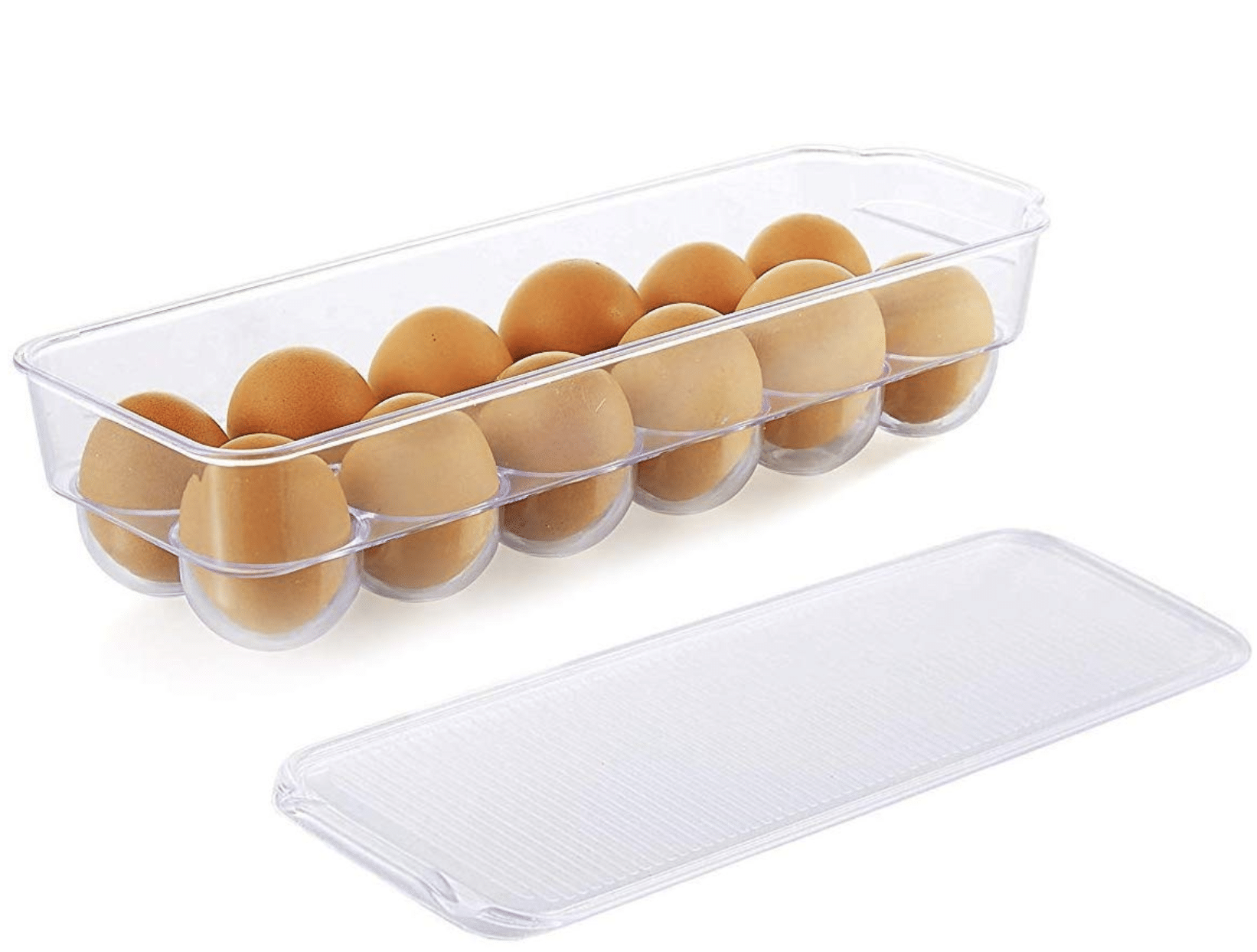 plastic egg container with lid