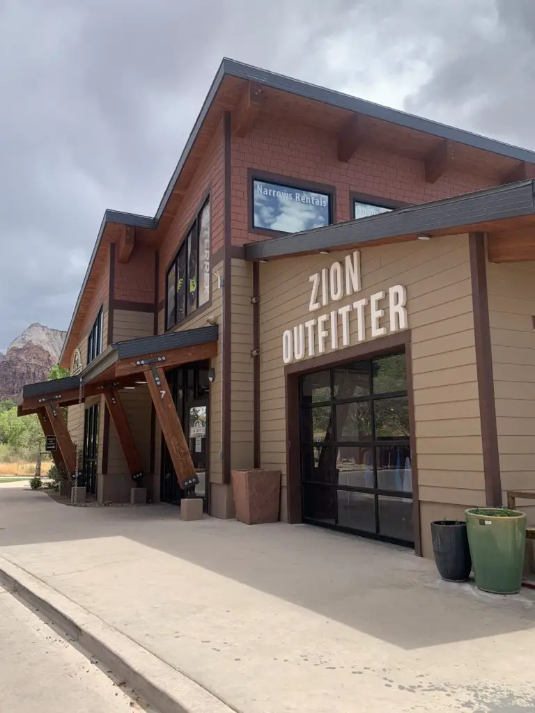 Zion Outfitter in Zion National Park