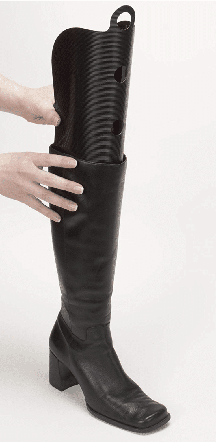 Black insert for tall boots