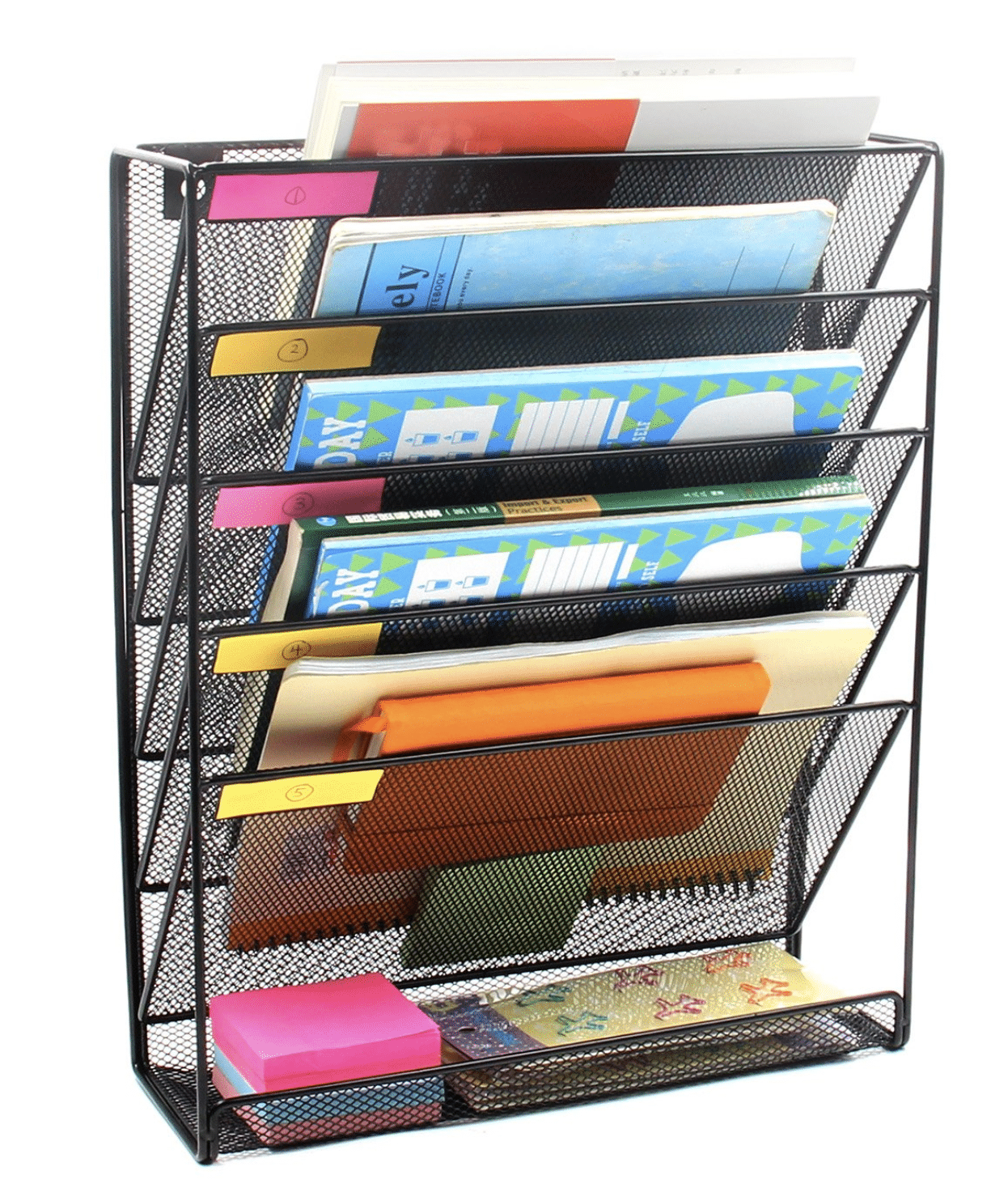 Mesh Wall File Holder and Hanging Organizer
