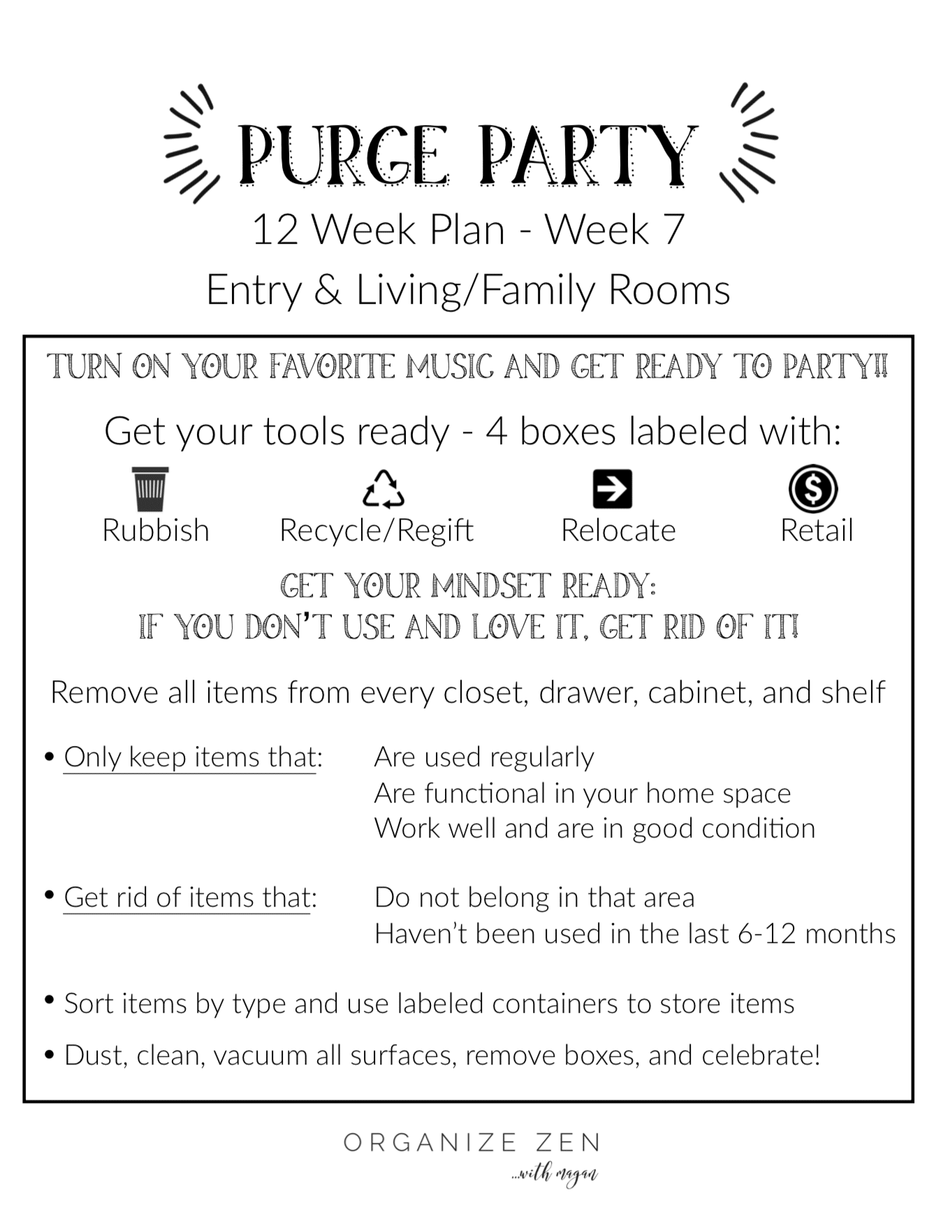 Purge Party Printable