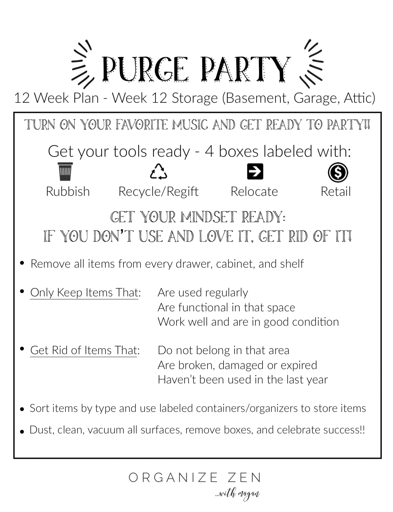 Purge Party printable