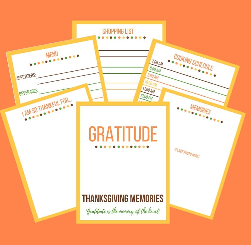 Gratitude Memory Book