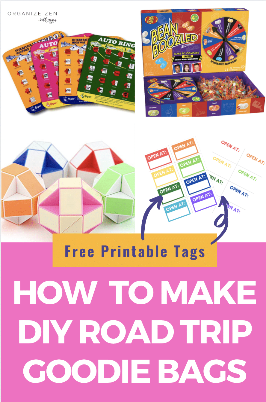 How to Make Road Trip Goodie Bags Pin