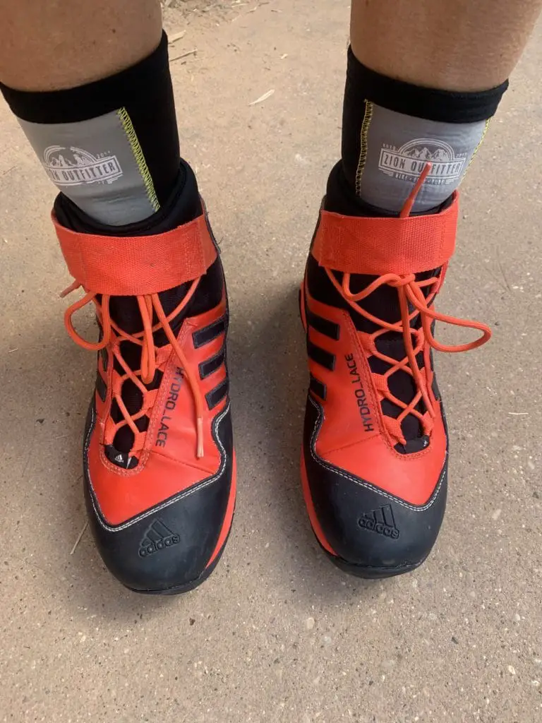 Red Waterproof Hiking Boots 