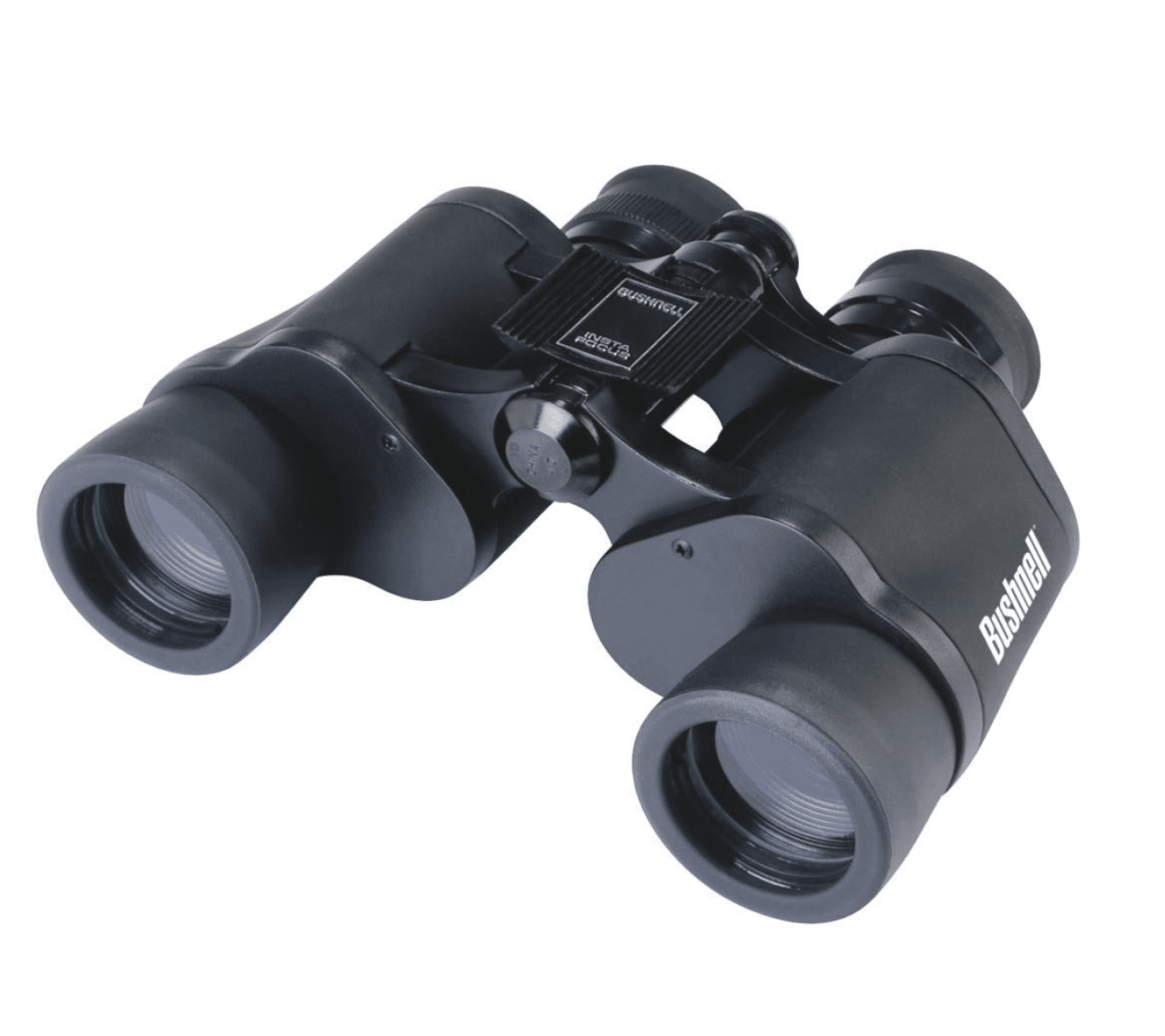 Pair of black binoculars
