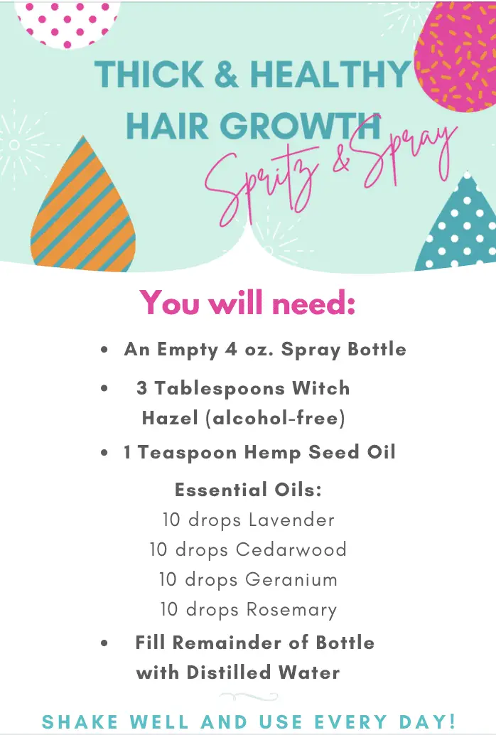 Hair Growth Spray Recipe