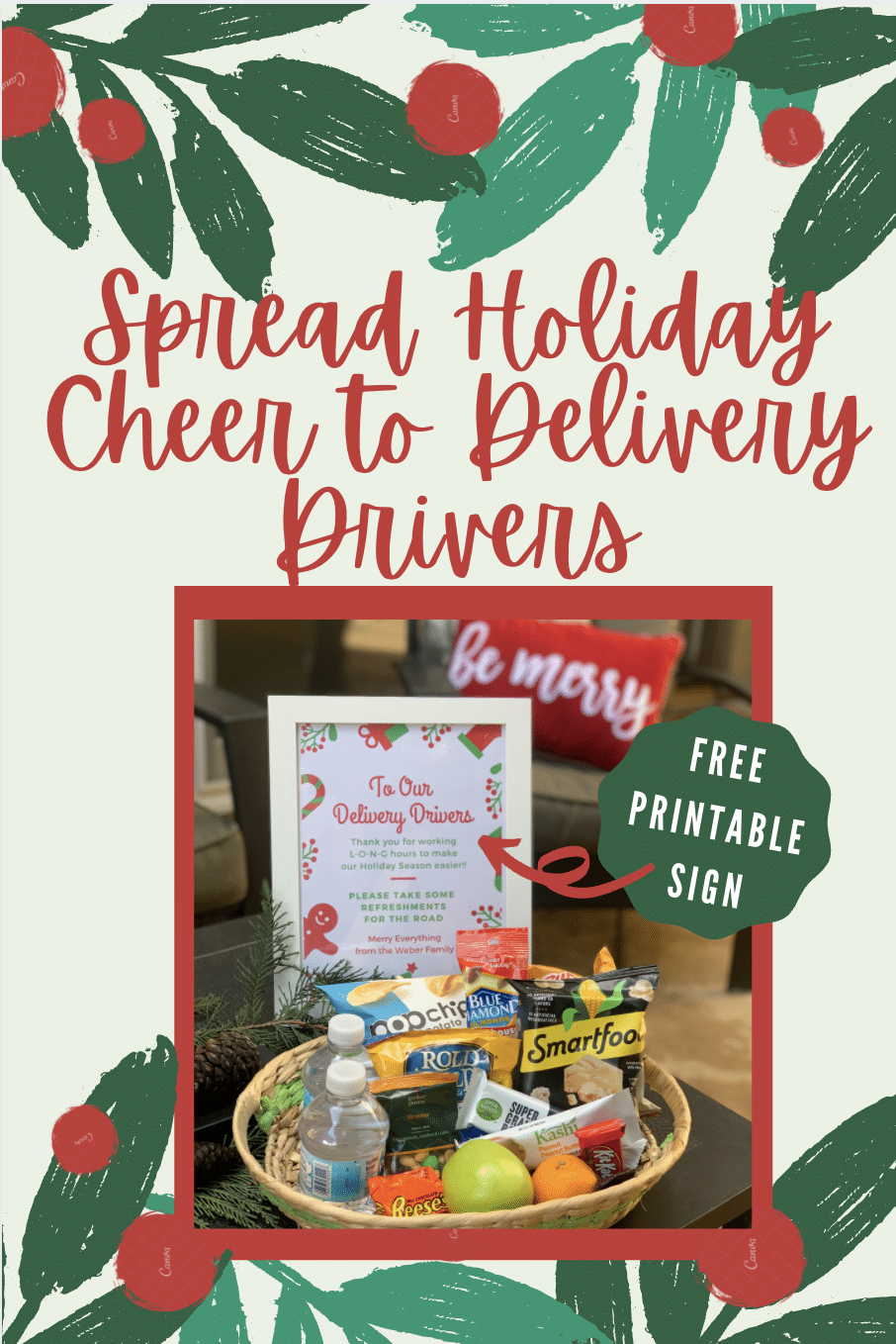 Spread Holiday Cheer to Delivery Drivers