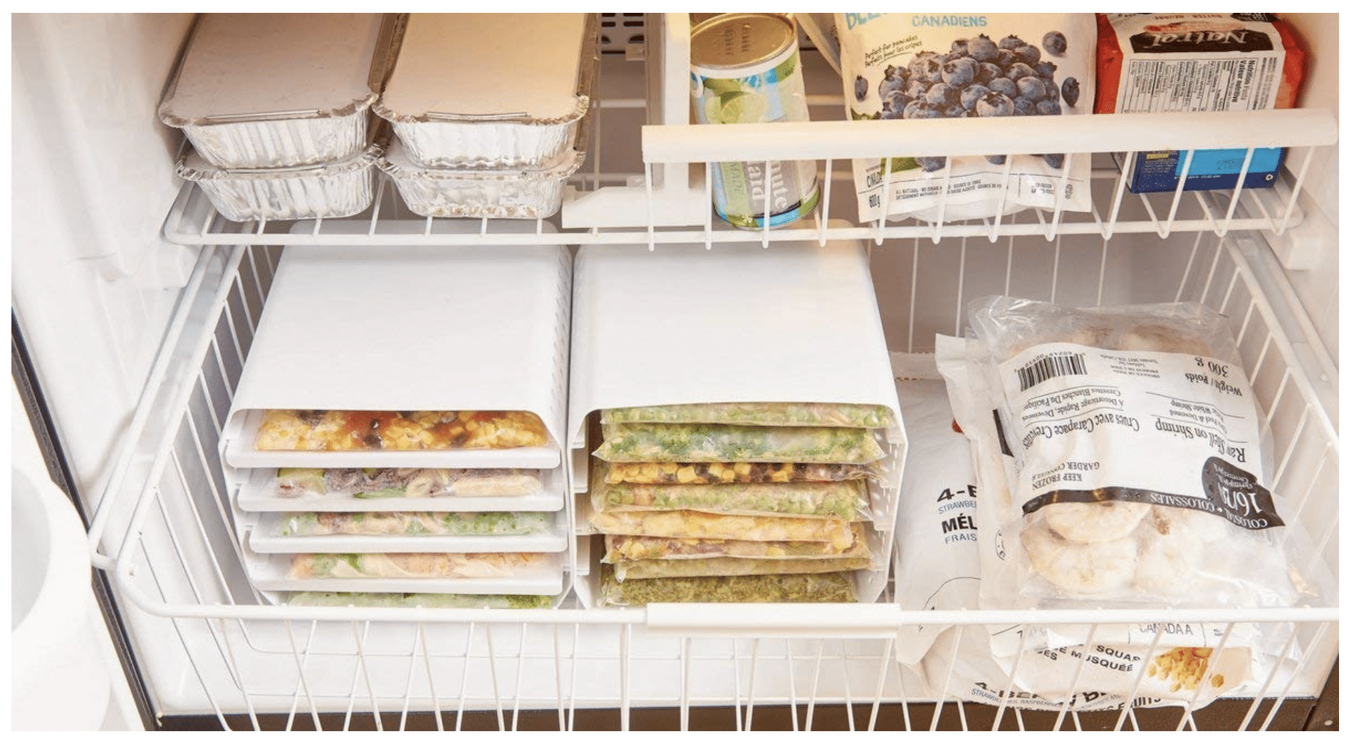 Organized Refrigerator freezer