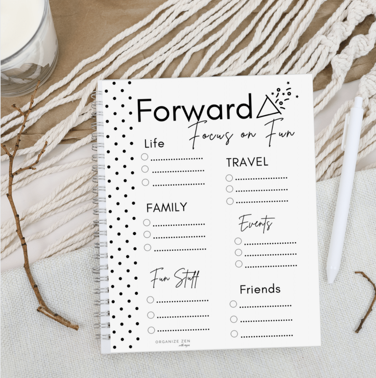 Forward focus on  future fun list printable