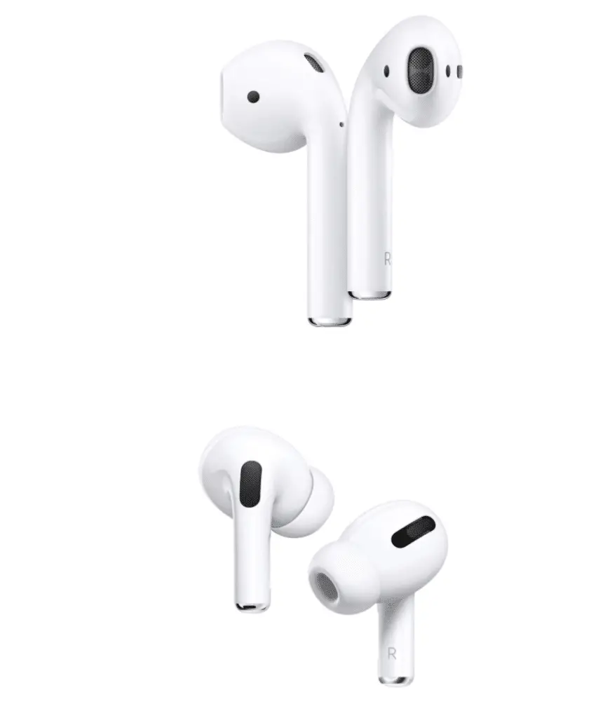Two types of air pods