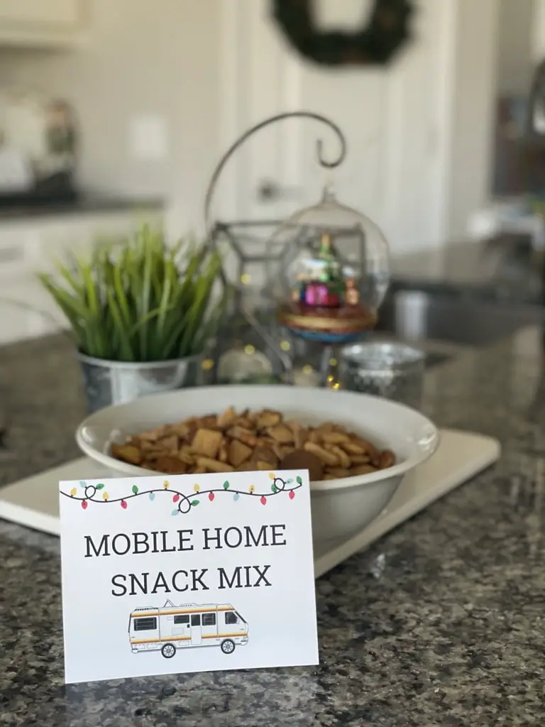 Mobile home snack mix