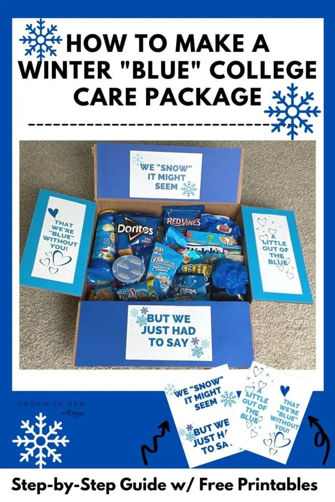 Snowy Blue College Care Package