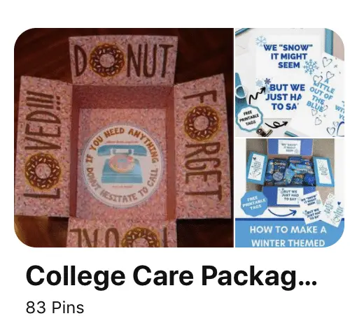 College Care Package Ideas on Pinterest