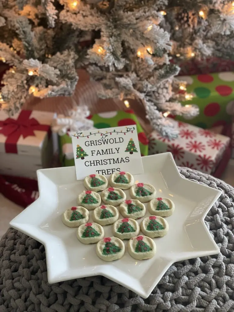 Griswold Christmas Tree Cookies 