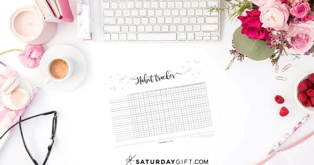 Monthly Goals and Habit Tracker Printable