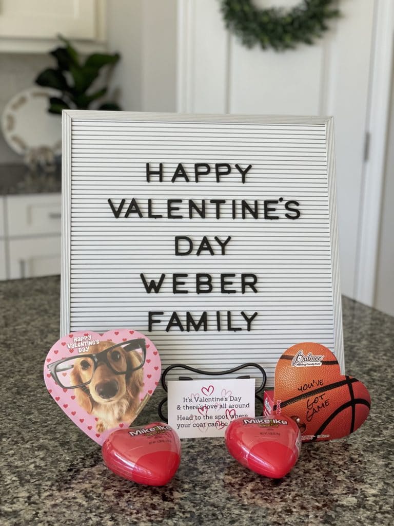 Happy Valentine's Day Felt Board Message
