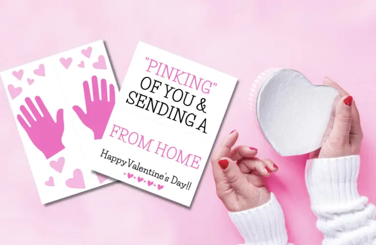 Valentine Care Package Printable Tags