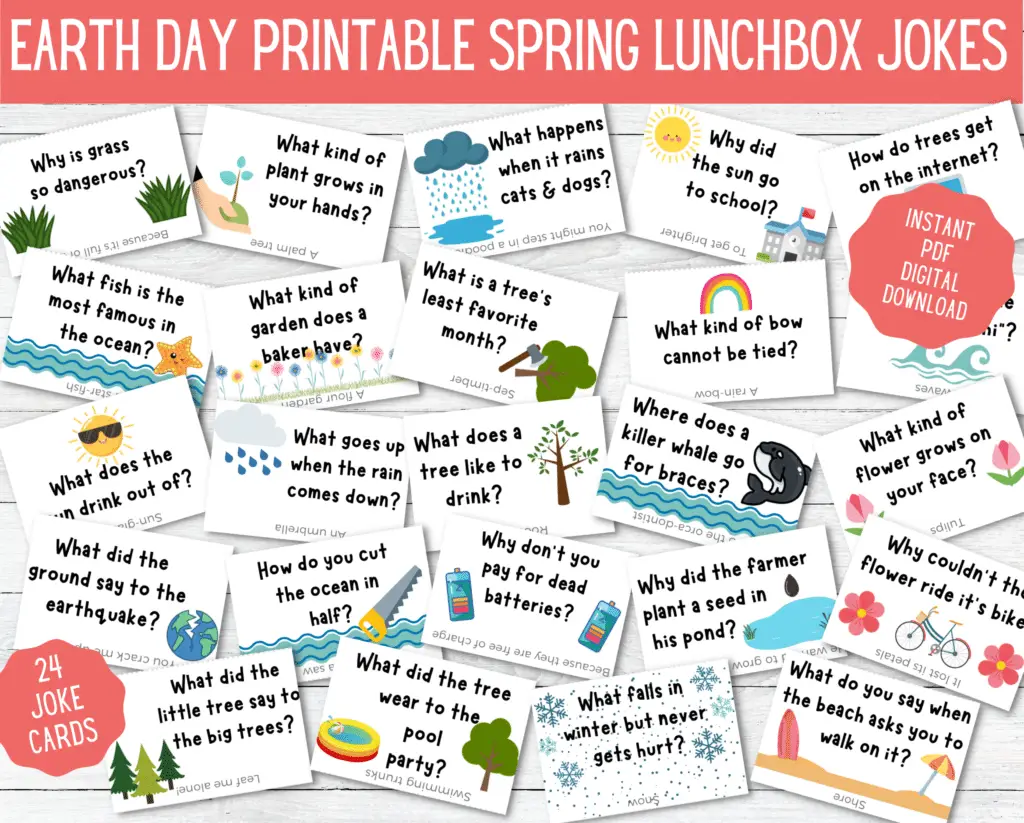 Earth Day Lunch Box Jokes