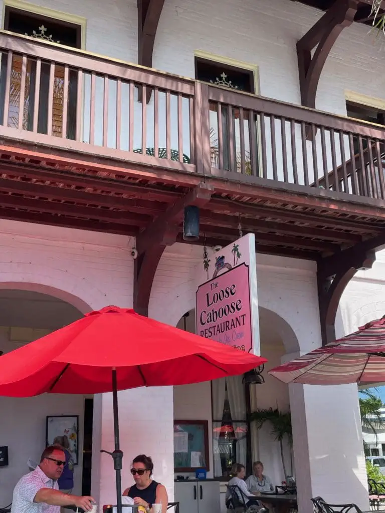 The Loose Caboose Restaurant in Boca Grande Florida