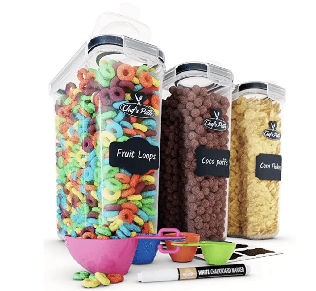 Cereal Storage Bin Containers