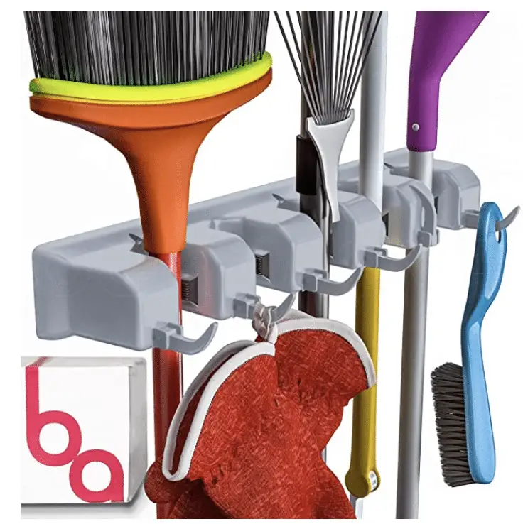 Wall Mount Cleaning Tool Organizer