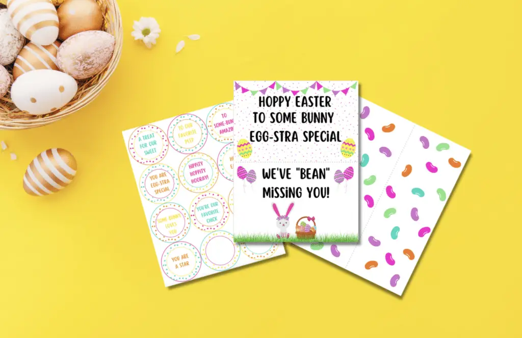 Easter Care Package Printable Tags