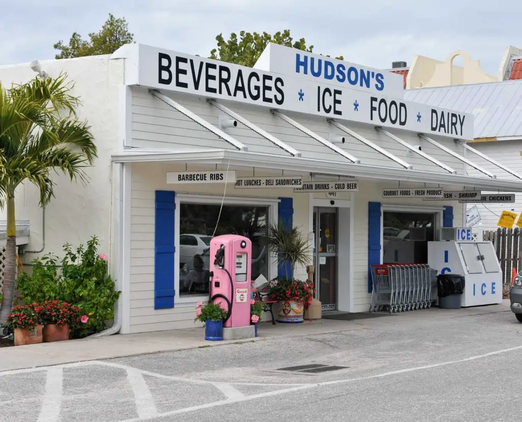 Hudson's grocery in Boca Grande Florida