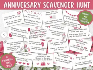 Anniversary Scavenger Hunt