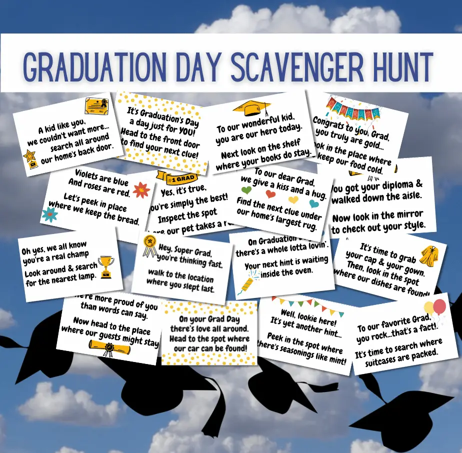 Graduation Day Scavenger Hunt
